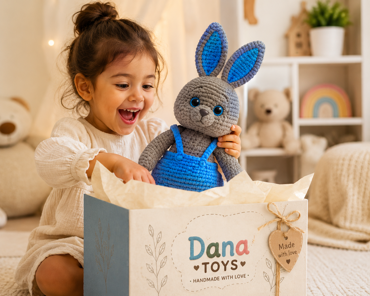 Lina, 3 unboxing a Dana Toys gift
